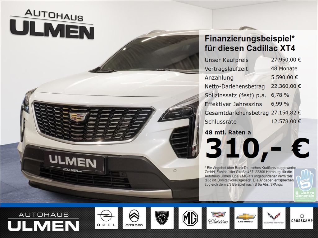 Bild des Angebotes Cadillac XT4 Premium Luxury AWD Voll-Leder Voll-LED Alu P