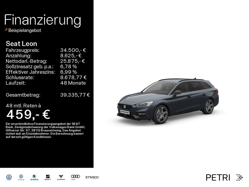 Bild des Angebotes Seat Leon Sportstourer FR 2.0 TDI 110 kW *AHK*MATRIX*