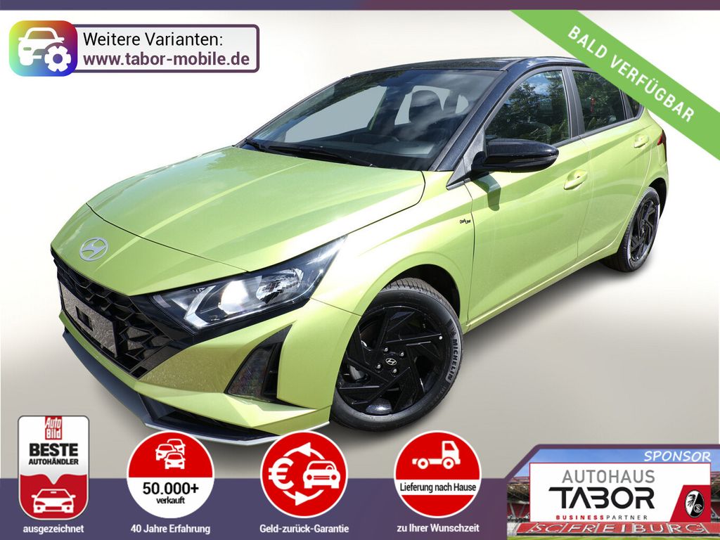 Bild des Angebotes Hyundai i20 Blackl Nav CarPlay 16Z StyleP Temp UVP-31%*