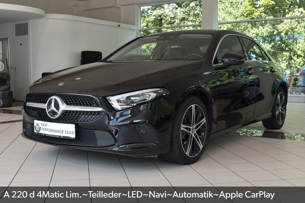 Bild des Angebotes Mercedes-Benz A 220 d 4Matic Lim.~Teilleder~LED~Navi~Automatik