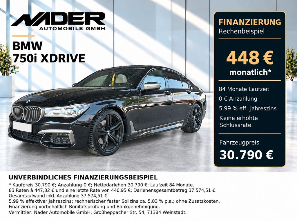 Bild des Angebotes BMW 750i xDrive | SD | Navi | 360 | SHZ | Keyless