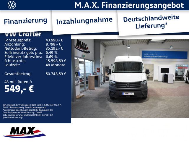 Bild des Angebotes Volkswagen Crafter 35 Kasten HD MR 2.0 TDI 103 kW*KAMERA*PD