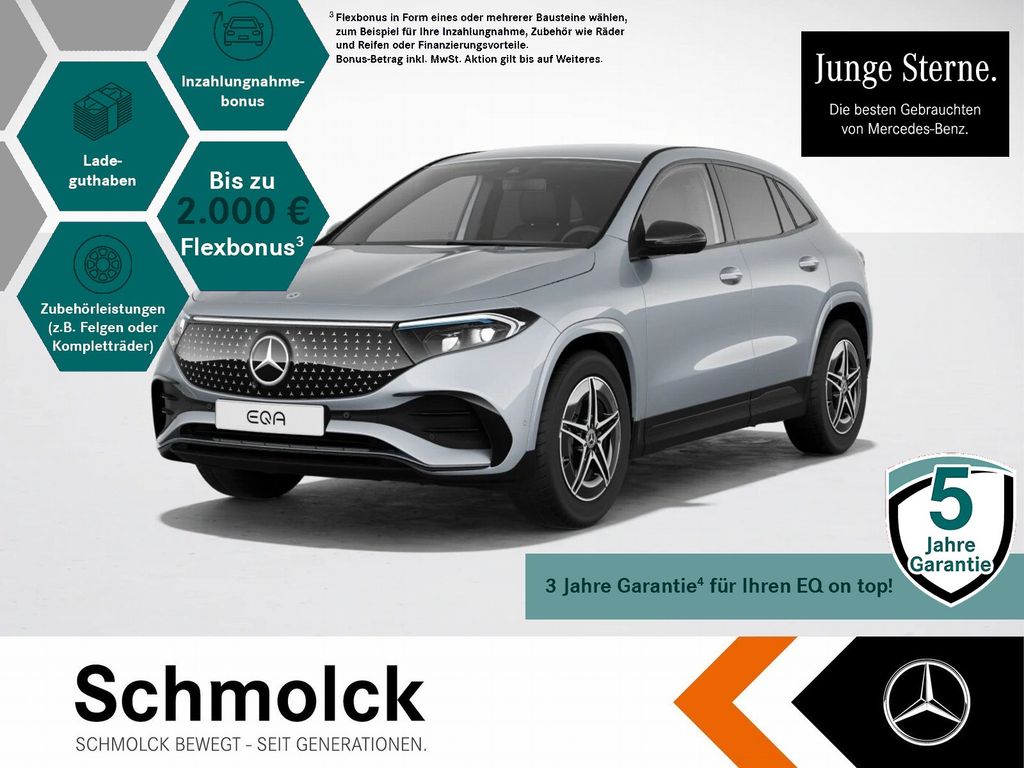 Bild des Angebotes Mercedes-Benz EQA 250+ AMG+LED+KYLS+NGHT+DSTR+SPUR+TOTW+360°++