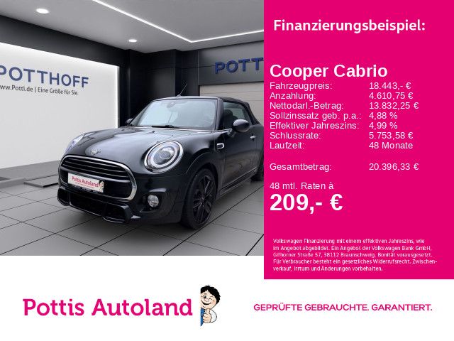 Bild des Angebotes MINI Cooper Cabrio NAVI SITZHZG KLIMA PDC LED