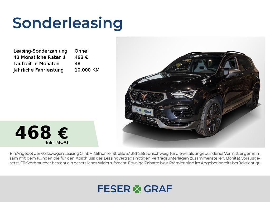 Bild des Angebotes Cupra Ateca VZ Tribe Edition 2.0 TSI 4 DRIVE AHK/NAVI