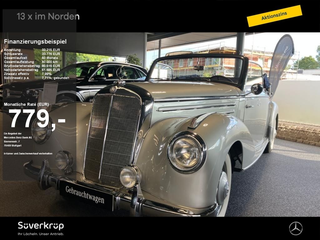 Bild des Angebotes Mercedes-Benz 220 Cabrio KOM