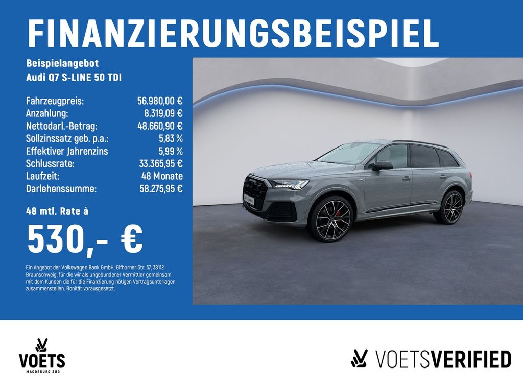 Bild des Angebotes Audi Q7 S-LINE 50 TDI COMPETITION-PLUS+PANO-STANDH