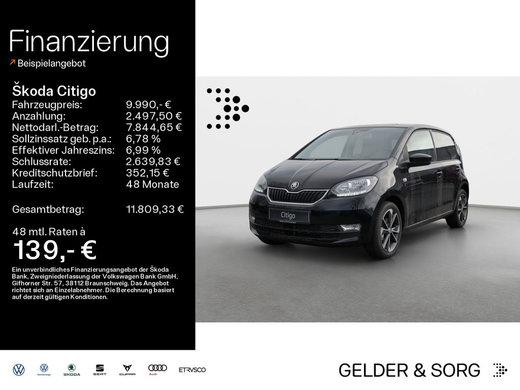 Bild des Angebotes Skoda Citigo Style G-Tec Bluetooth*EPH*AUX*USB*GRA