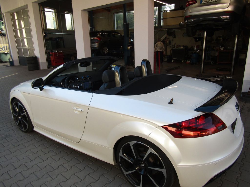 Audi TT RS Plus Roadster Perlmutt Weiß Foliert