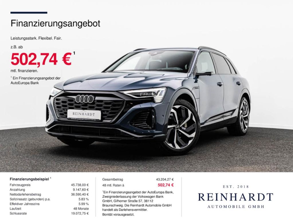 Bild des Angebotes Audi Q8 E-TRON 50 Q S LINE BLACK MATRIX/ACC/HuD/PANO