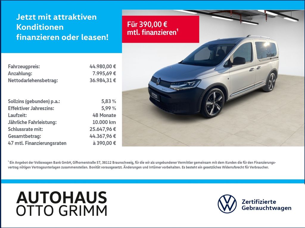 Bild des Angebotes Volkswagen Caddy Life 7-Sitzer Pan Americana DSG AHK
