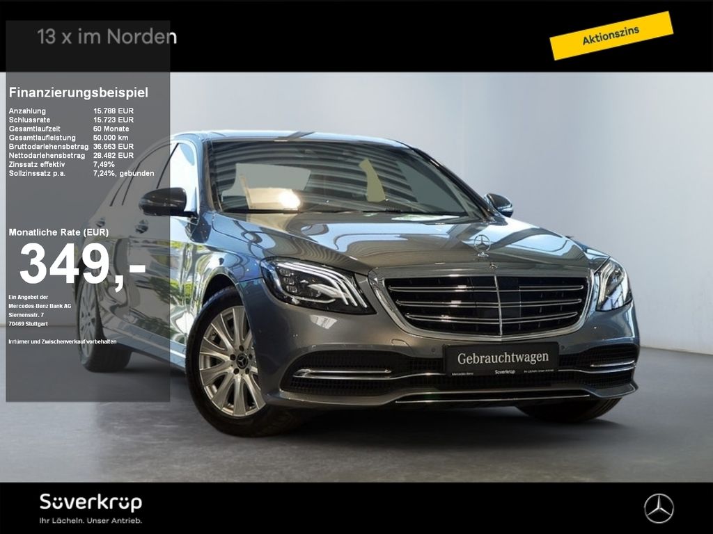 Bild des Angebotes Mercedes-Benz S 560 Limousine BURM COMAND MEMO MULTI 360 DISTR