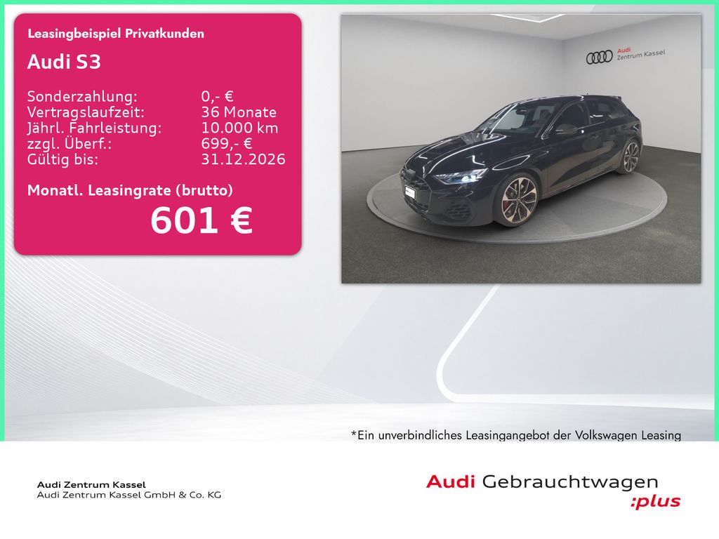 Bild des Angebotes Audi S3 SB 2.0 TFSI qu. S line Matrix Pano HuD 360°