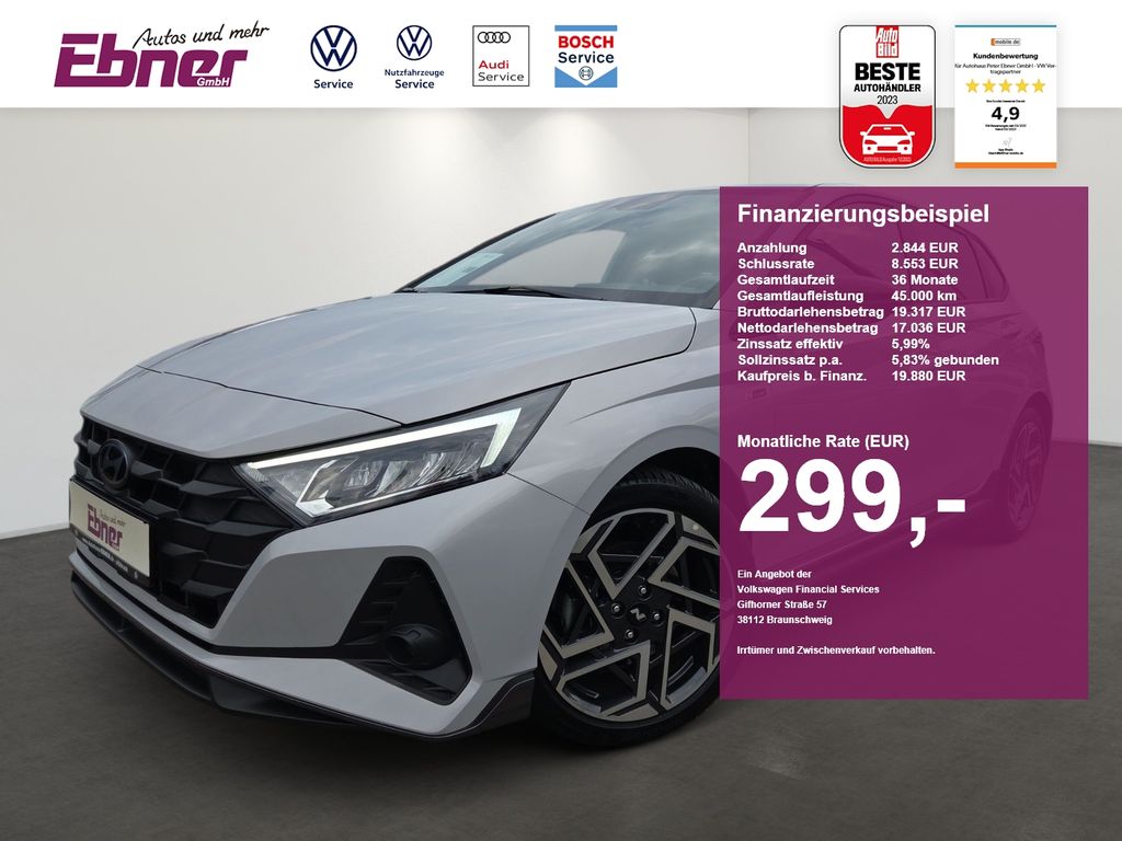 Bild des Angebotes Hyundai i20 N LINE T-GDI DCT NAVI+LED+KAMERA+APP+SITZHZG