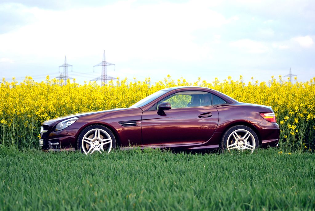 Bild des Angebotes Mercedes-Benz SLK 250 CDI 239 PS TauschmotorAMG designo purpur