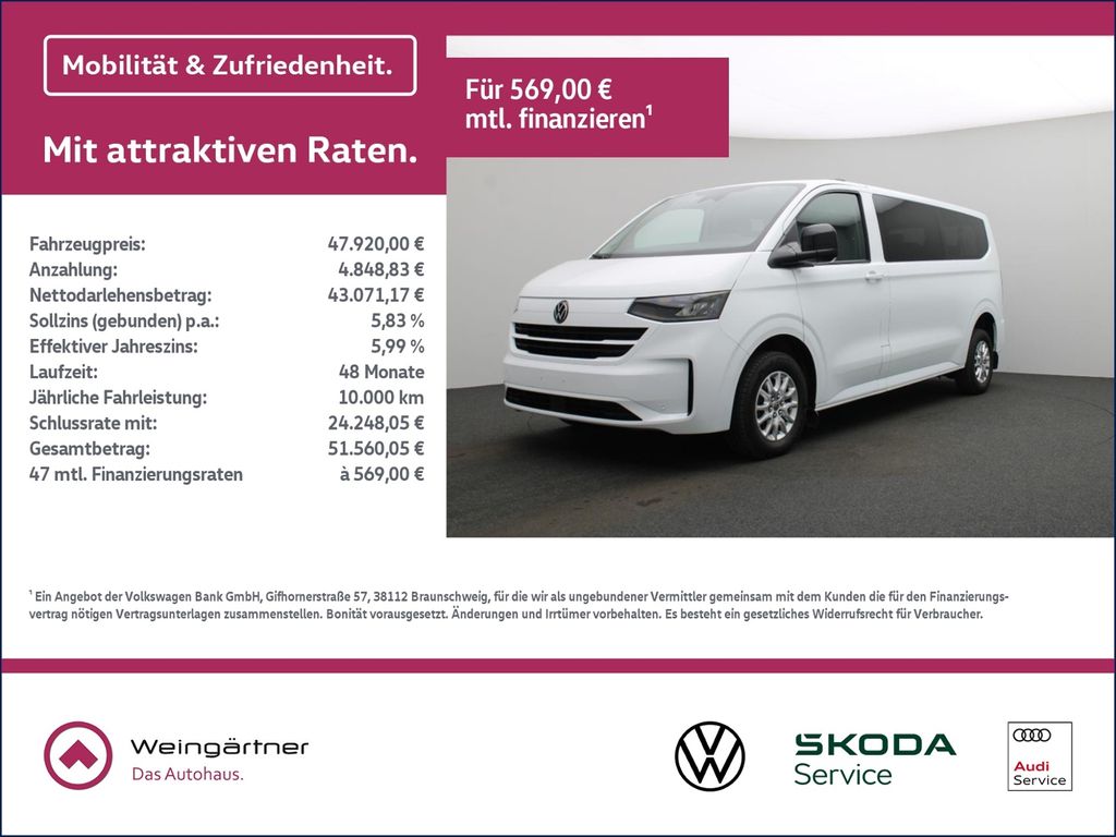 Bild des Angebotes Volkswagen T7 Caravelle LIFE LR, AHK, Connect Paket, Fahras