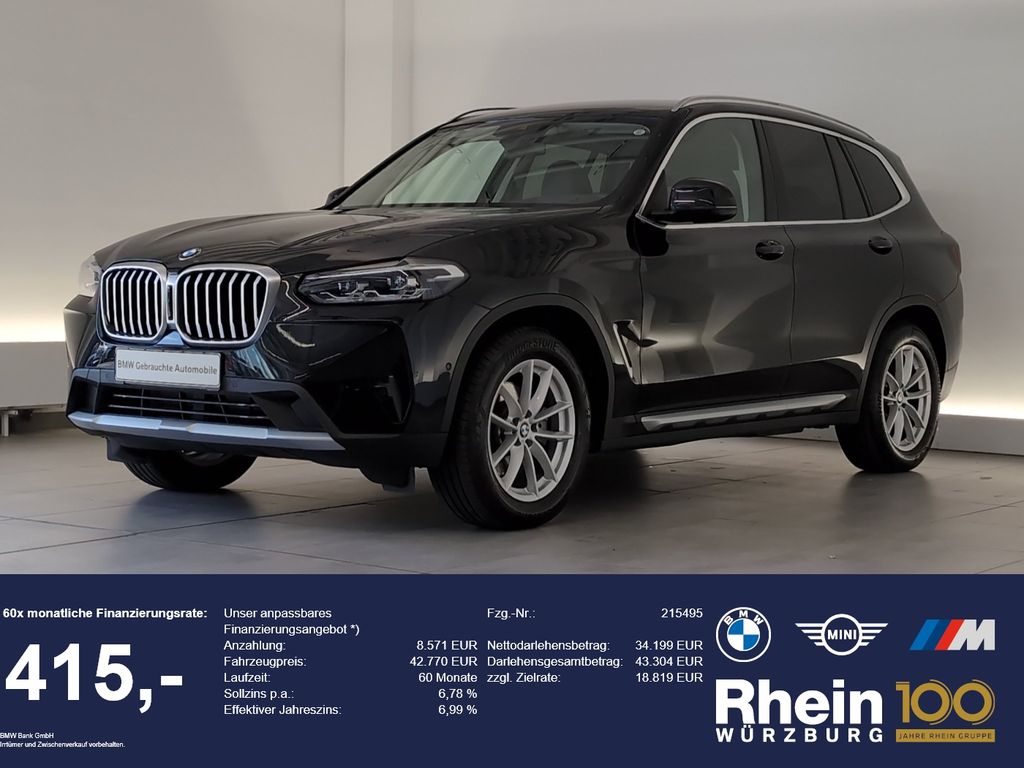 BMW X3 xDrive20d Navi/LED/RFK/SHZ/DAB Navi/LED/RFK/S
