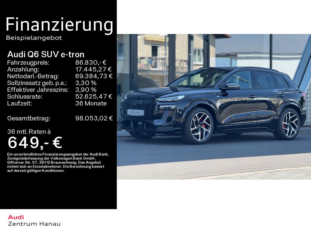 Bild des Angebotes Audi Q6 SUV e-tron quattro SLINE*LUFT*PANO*AHK*MATRIX