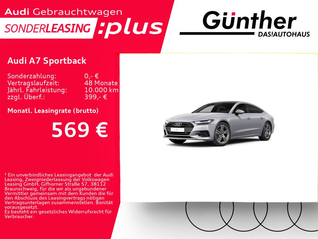 Bild des Angebotes Audi A7 Sportback 40 TDI QUATTRO S LINE+WINTERR+MATRI