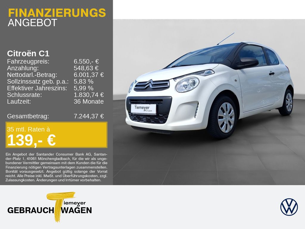 Bild des Angebotes Citroën C1 1.0 VTi START GJR RADIO