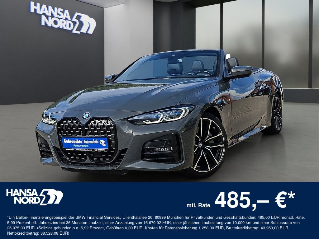 Bild des Angebotes BMW 430i Cabrio M-SPORT LASER NAVI KAMERA H/K 19"