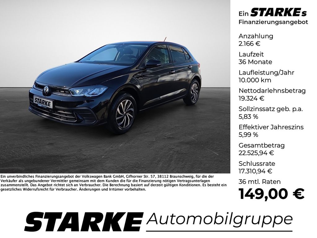 Bild des Angebotes Volkswagen Polo 1.0 TSI DSG Life  LED Kamera PDC LM Tempo K