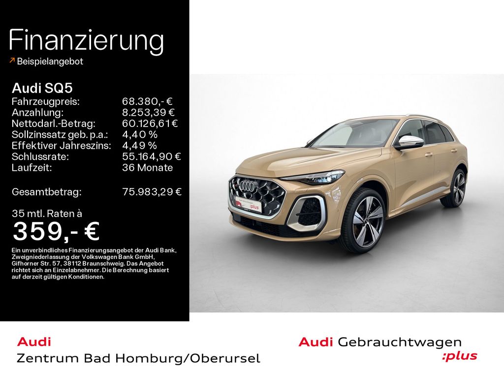 Bild des Angebotes Audi SQ5 TFSI S tro*B&O*HUD*LED+*Virtual*Navi+*Sports