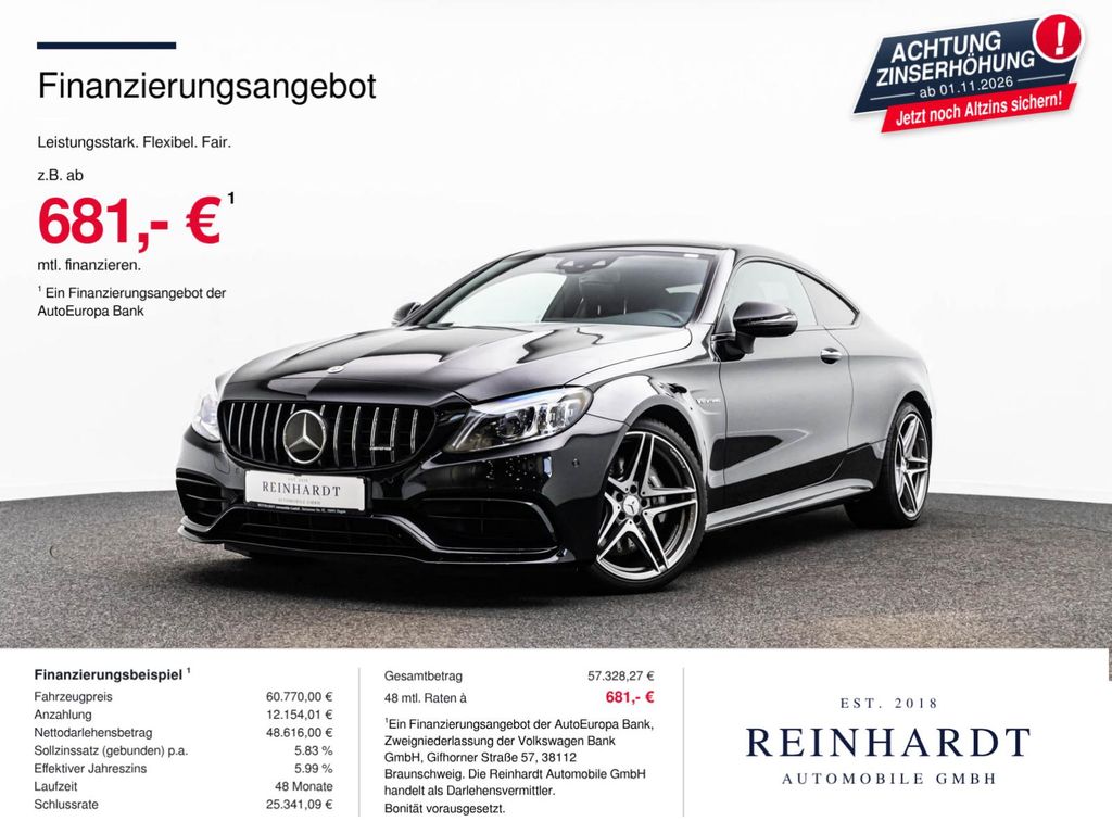 Bild des Angebotes Mercedes-Benz C63 AMG COUPE NIGHT/DISTRO+/AMG-AGA/PANO/BURM.