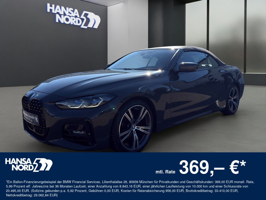 Bild des Angebotes BMW 420i Cabrio M-SPORT LASER NAVI HUD 360° 19" AHK