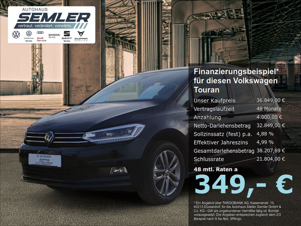 Bild des Angebotes Volkswagen Touran Comfortline 1.5 TSI DSG 7-SIT R-KAM E-HKP