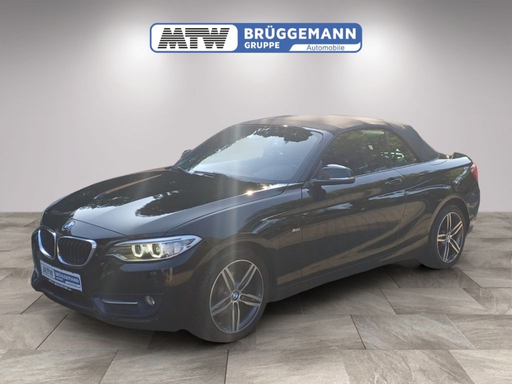 BMW 218 d Sport Line Cabrio SHZ Advantage Navi