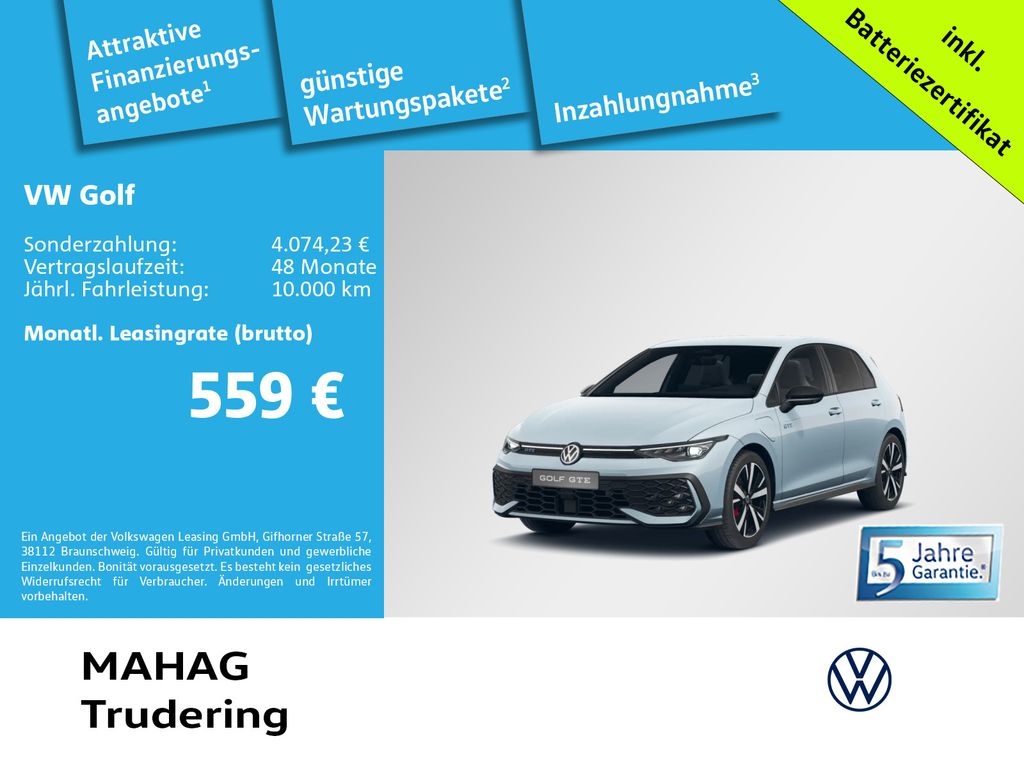 Bild des Angebotes Volkswagen Golf VIII 1.5 eHybrid GTE BlackStyle Navi IQ.Lig