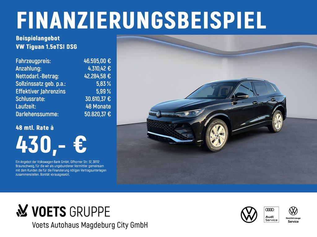 Bild des Angebotes Volkswagen Tiguan 1.5eTSI DSG R-Line LED+NAVI+IQ PREMIUM+
