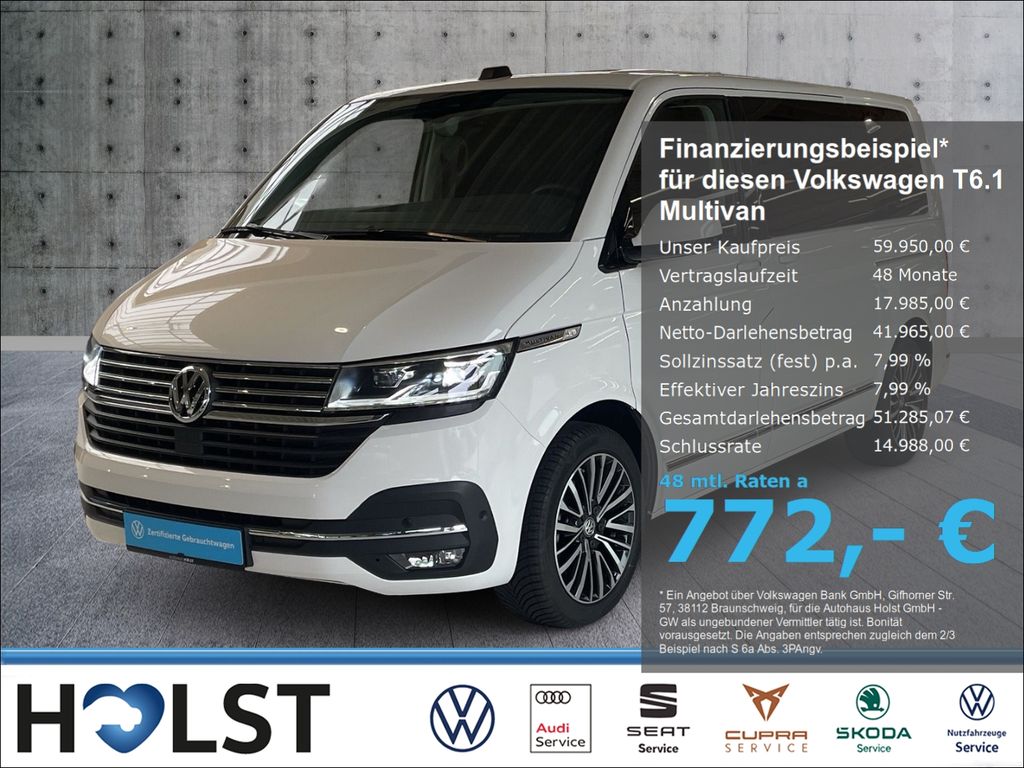 Volkswagen T6.1 Multivan 2.0TDI DSG 4Motion Highline ACC DC