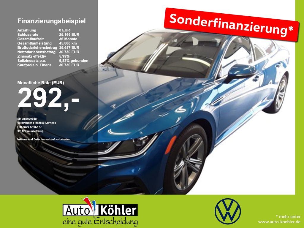 Volkswagen Arteon TSi DSG CarPlay Kamera ACC Kamera LED Shz