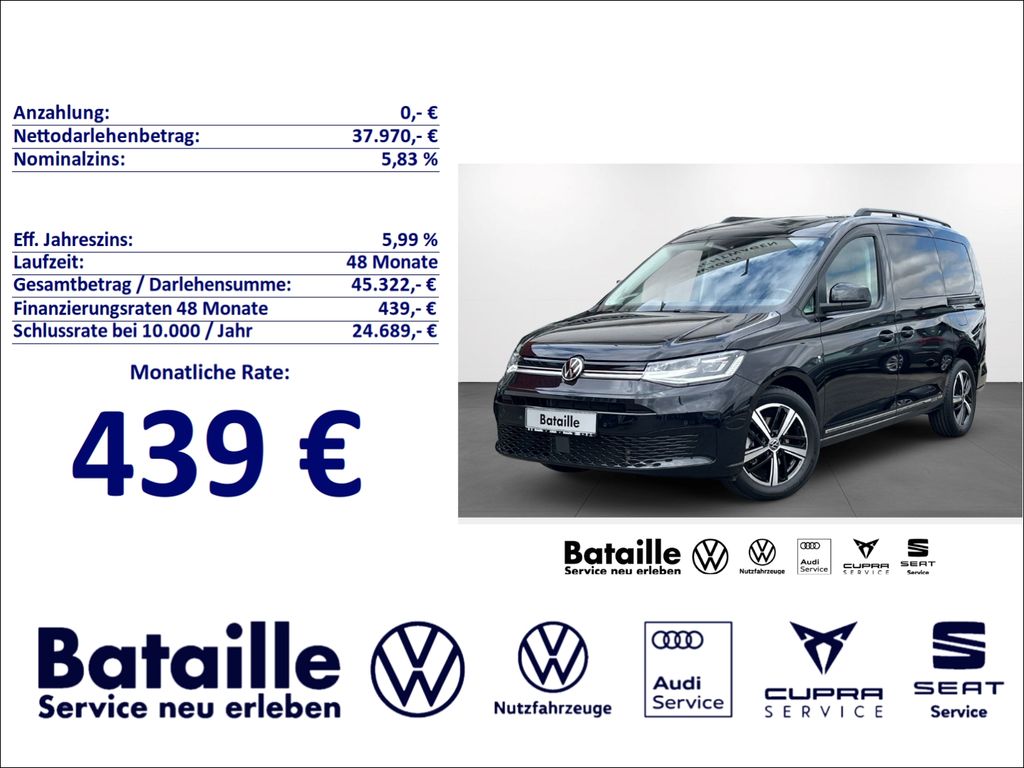 Bild des Angebotes Volkswagen Caddy Maxi 2.0 TDI Dark Label 7-Sitzer Navi ACC