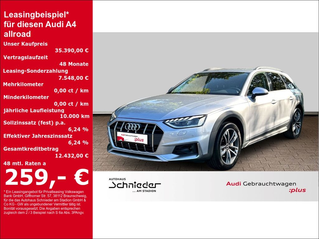Bild des Angebotes Audi A4 allroad 40TDI+LED+AHK+SHZ+VIRTUAL+KAMERA+NAVI