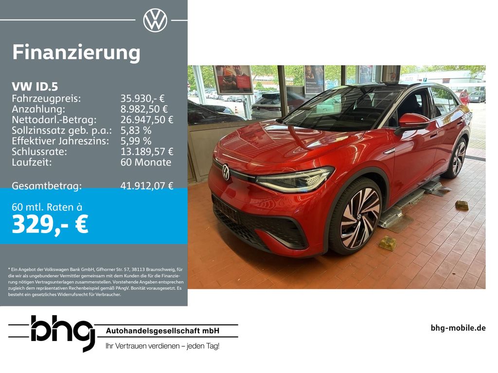 Bild des Angebotes Volkswagen ID.5 Pro Performance