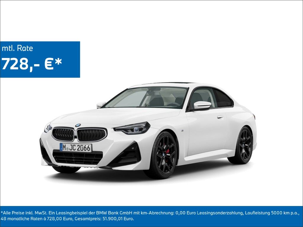BMW 220 i Coupe/M Sport/Navi/Digitales Cockpit/Sound