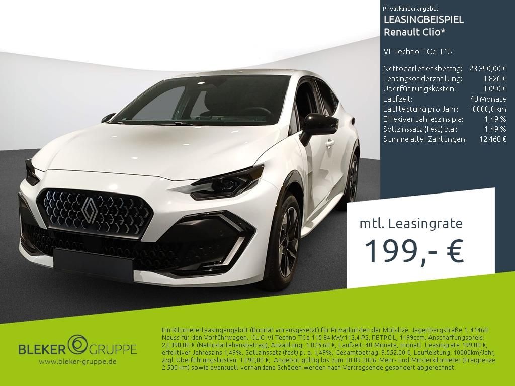 Bild des Angebotes Renault Clio VI Techno TCe 115