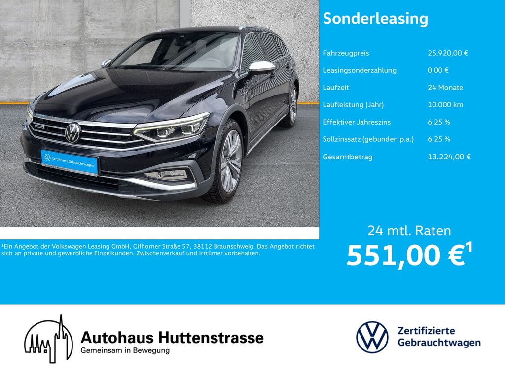 Bild des Angebotes Volkswagen Passat Alltrack 2.0 TDI 4M MATRIX STANDHZG AHK