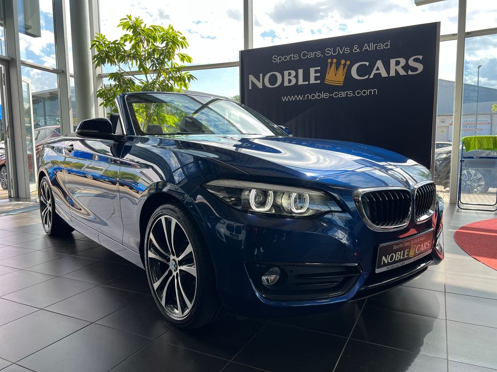 Bild des Angebotes BMW 230i Cabrio Sport Line H/K LEDER LED NAV RFK 18"
