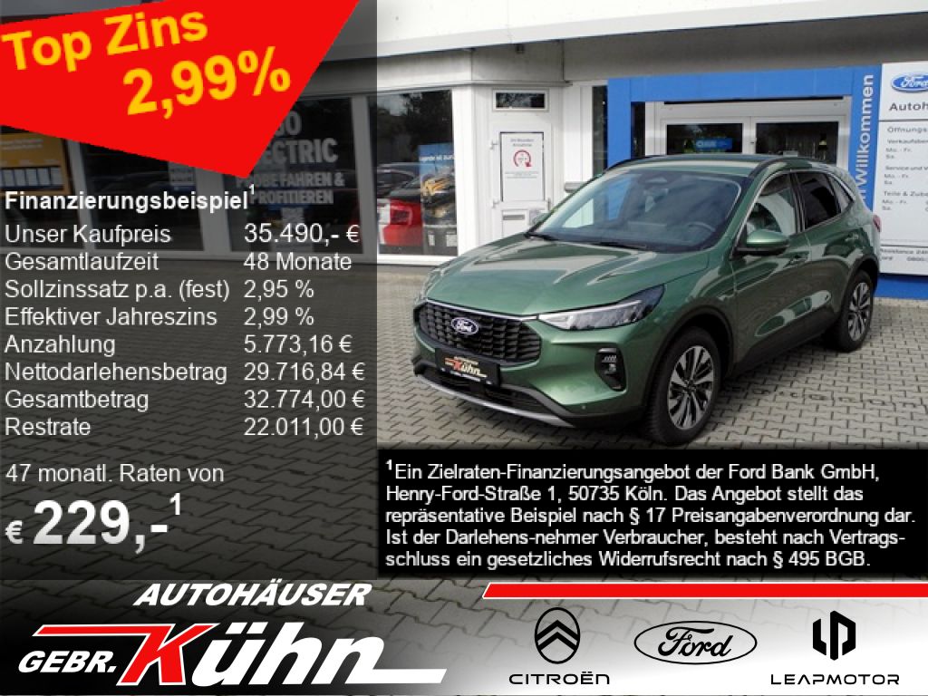 Bild des Angebotes Ford Kuga FHEV TITANIUM - F-Ass., Winter, AHK, Allw.