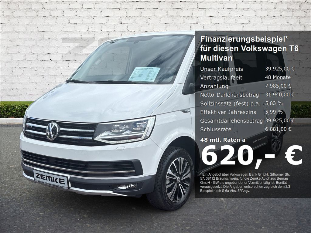 Bild des Angebotes Volkswagen T6 Multivan 2.0 TDI DSG 4Motion PanAmericana Sta