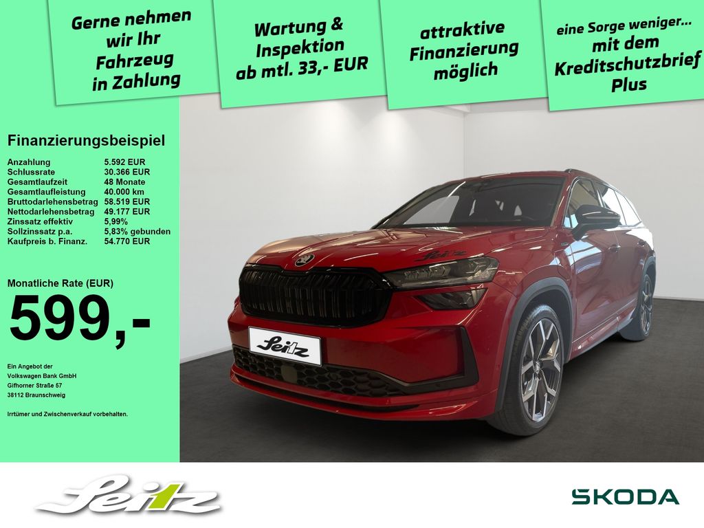 Bild des Angebotes Skoda Kodiaq 1.5 TSI iV Sportline *AHK*HEAD-UP*PANO*