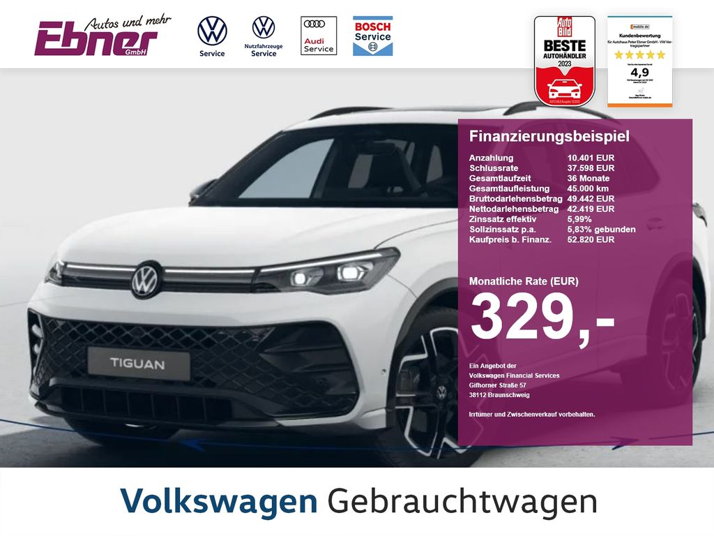 Bild des Angebotes Volkswagen Tiguan R-LINE BLACK STYLE 265PS TSI 4M DSG HEAD-