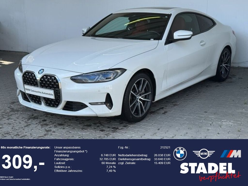 Bild des Angebotes BMW 430d xDrive Coupé Navi.Laser.AHK.Glasdach.RFK