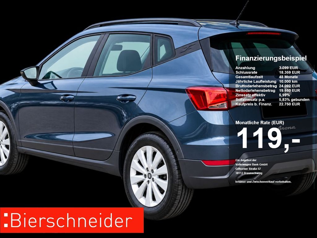 Bild des Angebotes Seat Arona 1.0 TSI DSG ROAD ALLWETTER LED KAMERA FAHR