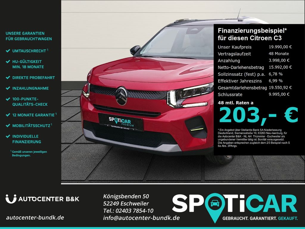 Bild des Angebotes Citroën C3 Hybrid 110 Doppelkup. MAX Navi Klimaautom DAB