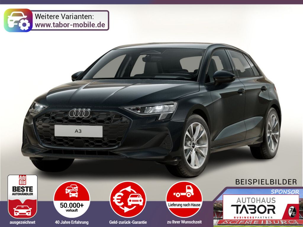Bild des Angebotes Audi A3 Sportback LED SHZ SportS Nav VirCo UVP-32%*